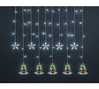 Гирлянда Navigator NGF-D037-05 (бахрома звезды и елки CW 3*0.6м IP20) 95028