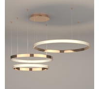 Подвесной светодиодный светильник Eurosvet с пультом управления 90175/3 медный a045413