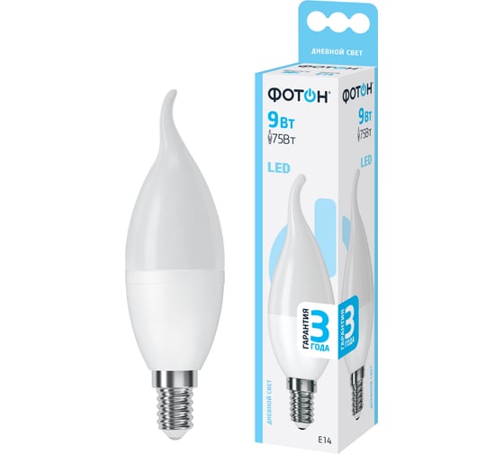 Светодиодная лампа ФОТОН LED BXS35 9W E14 4000K 23980