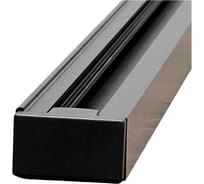 П-образный однофазный шинопровод truEnergy алюминиевый, 2 метра, черный 25003