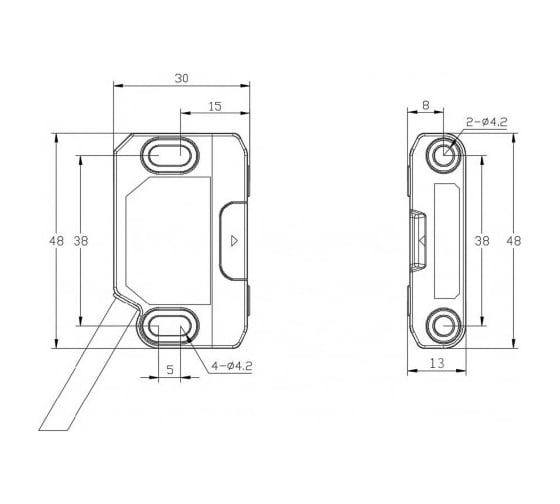 Магнитный датчик безопасности RFID ESPE SSR22-01P 08-00022274