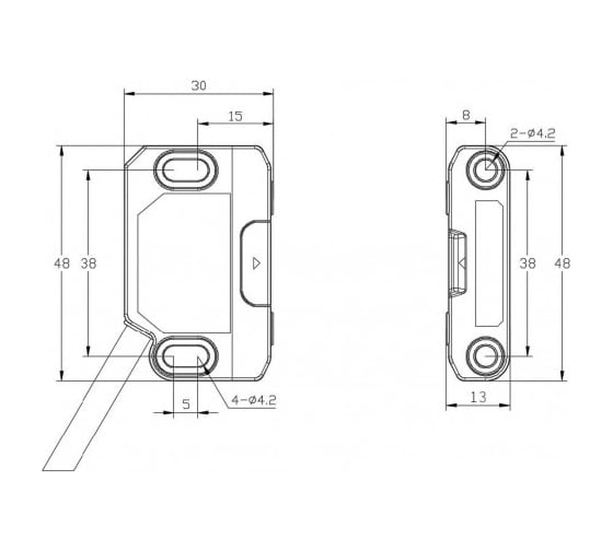 Магнитный датчик безопасности RFID ESPE SSR22-21P 08-00021283