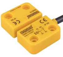 Магнитный датчик Emas 1НЗ+1НО, провод 2м, расстояние срабатывания 5мм, правый выход, IP68 SMS10RC2-S15