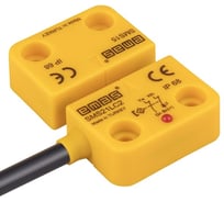 Магнитный датчик Emas 2НЗ, провод 2м, расстояние срабатывания 5 мм, индикация LED, левый выход, IP68 SMS21LC2-S15