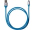Дата-кабель TDM ELECTRIC ДК 18, USB - Lightning, 1 м, силиконовая оплетка, голубой, SQ1810-0318 1