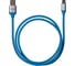 Дата-кабель TDM ELECTRIC ДК 17, USB - USB Type-C, 1 м, силиконовая оплетка, голубой, SQ1810-0317 1