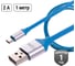 Дата-кабель TDM ELECTRIC ДК 17, USB - USB Type-C, 1 м, силиконовая оплетка, голубой, SQ1810-0317 2