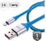 Дата-кабель TDM ELECTRIC ДК 16, USB - micro USB, 1 м, силиконовая оплетка, голубой, SQ1810-0316 1