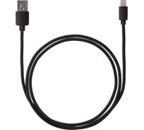Дата-кабель TDM ELECTRIC ДК 3, USB - Lightning, 1 м, черный, SQ1810-0303