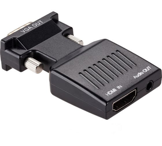 Переходник VCOM hdmi f - vga m и audio 1080 60hz CA336A