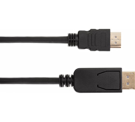 Кабель-переходник displayport m - hdmi m AOpen/Qust 1.8m медь ACG494-1.8M