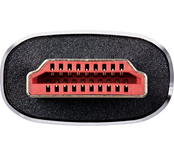 Кабель hdmi 19m/m ver 2.1 AOpen/Qust 8k 60hz оплетка 2m черный ACG859B-2.0