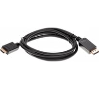 Кабель-переходник displayport m - hdmi m AOpen/Qust 4k 60hz 1.8m медь ACG609-1.8M