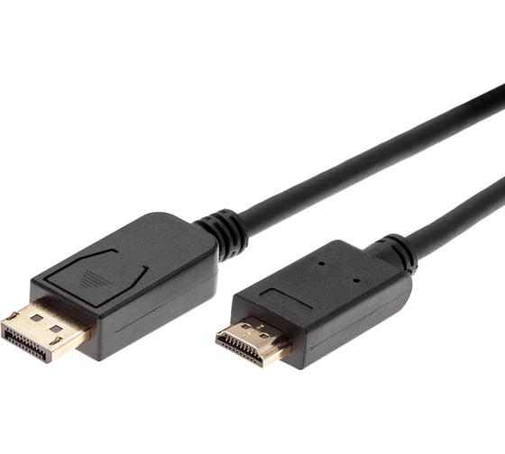 Кабель-переходник displayport m - hdmi m AOpen/Qust 4k 60hz 1.8m медь ACG609-1.8M