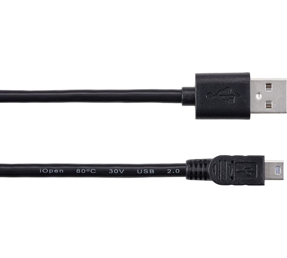 Кабель usb 2.0 a - usb 2.0 mini-b AOpen/Qust 5p 1m ACU215A-1M