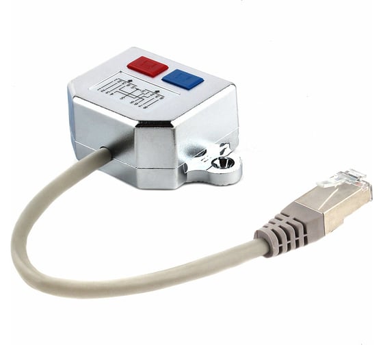 Разветвитель Cablexpert FTP 1 порт RJ45 T568A/T568B 2 порта RJ45 10/100 BASE-T NCA-SP-02