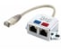 Разветвитель Cablexpert FTP 1 порт RJ45 T568A/T568B 2 порта RJ45 10/100 BASE-T NCA-SP-02 1
