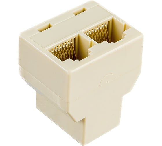 Разветвитель Cablexpert RJ45 8P8C розетка 2x8P8C розетки US-09A