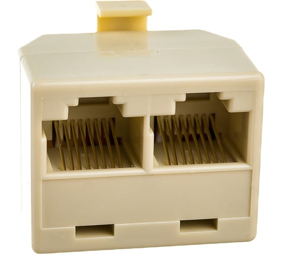 Разветвитель Cablexpert RJ45 8P8C джек 2x8P8C розетки US-12 1