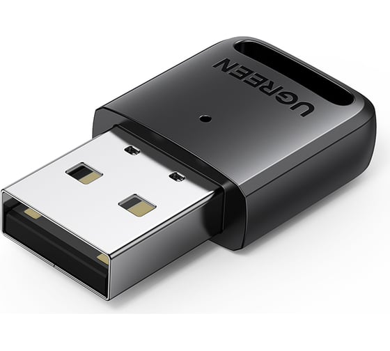 Адаптер Ugreen cm591 bluetooth 5.3 usb-а adapter, цвет: черный 90225