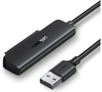 Конвертер Ugreen cm321 usb-a to 2.5-inch sata converter, длина 50 см. цвет: черный 70609