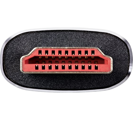 Кабель hdmi 19m/m ver 2.1 AOpen/Qust 8k 60hz оплетка 3m черный ACG859B-3.0