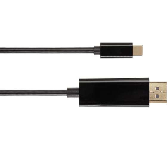 Кабель-адаптер usb 3.1 type cm - displayport m AOpen/Qust 4k 60hz 1.8m ACU422C-1.8M