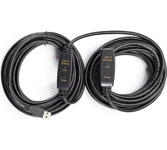 Удлинительный кабель-адаптер AOpen/Qust usb 3.0-repeater активный am - af 10m ACU827A-10M