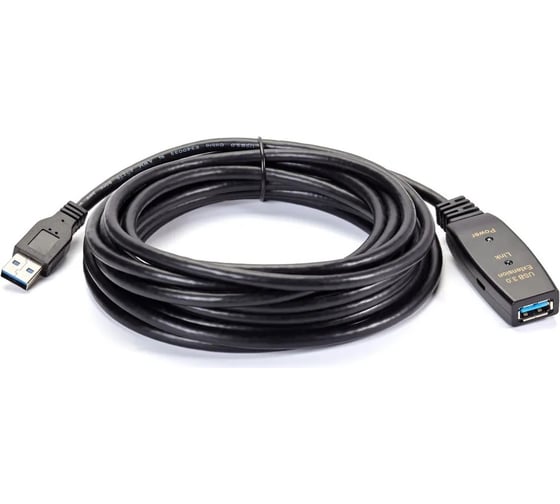 Удлинительный кабель-адаптер AOpen/Qust usb 3.0-repeater активный am - af 5m ACU827A-5M 1