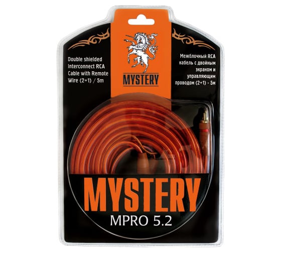 Кабели MYSTERY RCA, штекера, разветвители MPRO 5.2