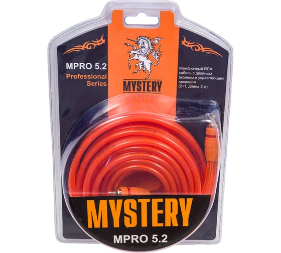 Кабели MYSTERY RCA, штекера, разветвители MPRO 5.2