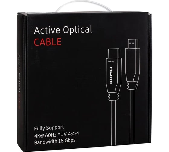 Активный оптический кабель hdmi 19m/m ver 2.0 Telecom 4k 60hz 20m TCG2020-20M