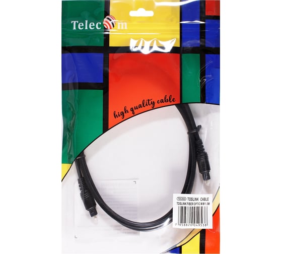 Оптический кабель Telecom toslink m - toslink m 1.5m TOC2022-1.5M