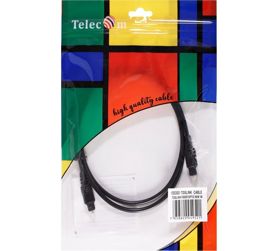 Оптический кабель Telecom toslink m - toslink m 1m TOC2022-1M