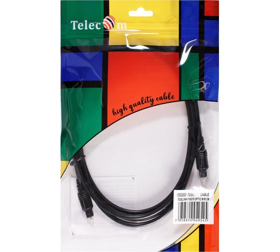 Оптический кабель Telecom toslink m - toslink m 2m TOC2022-2M