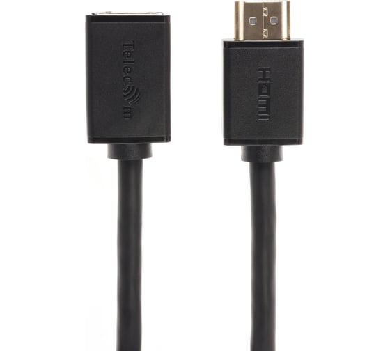 Удлинительный кабель Telecom hdmi 19m - hdmi 19f ver 2.0 2m медь TCG235MF-2M