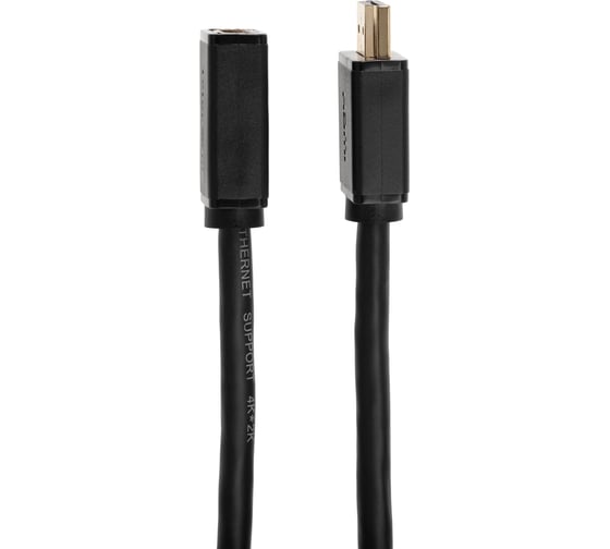 Удлинительный кабель Telecom hdmi 19m - hdmi 19f ver 2.0 2m медь TCG235MF-2M