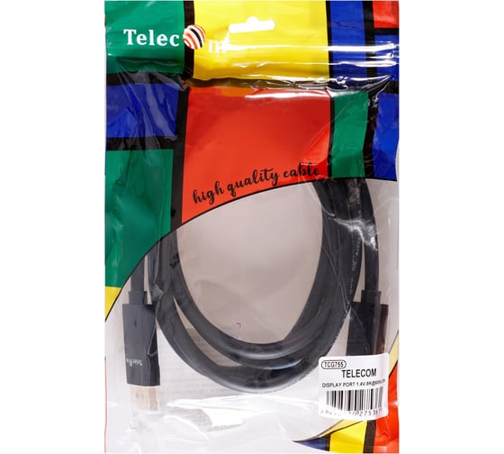 Соединительный кабель Telecom displayport - displayport 1.4v 8k 60hz 2m медь TCG755-2M