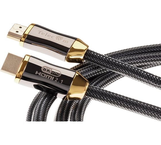 Кабель Telecom hdmi 19m/m ver 2.1 8k 60hz 3m металл разъемы медь TCG300-3M