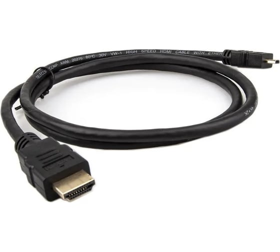 Кабель Telecom hdmi 19m - microhdmi 19m ver 2.0 3d/ethernet 1m медь TCG206-1M