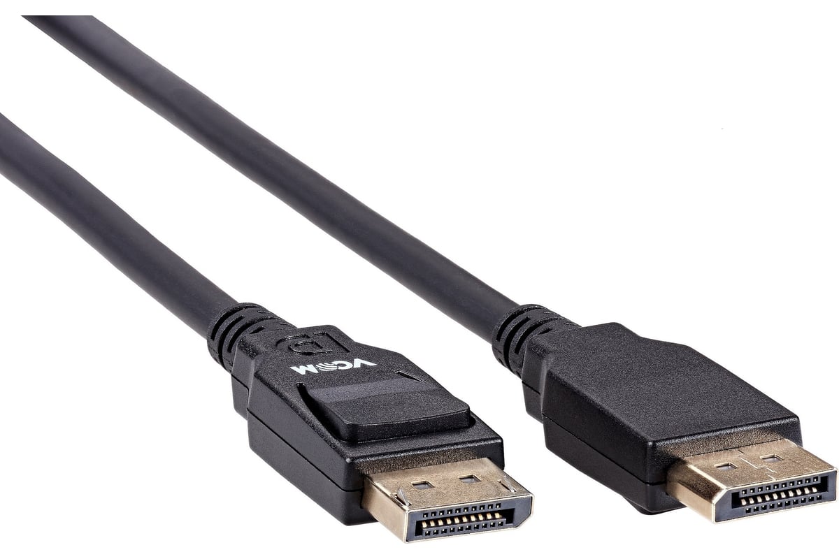 Соединительный кабель VCOM displayport v2.1, 40gbps, 8k, 60hz, 1.5m, медь  CG651-1.5 - выгодная цена, отзывы, характеристики, фото - купить в Москве и  РФ