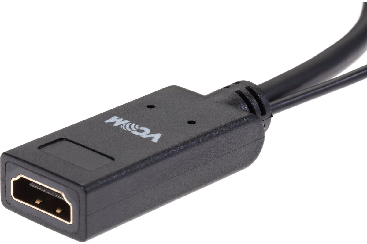 Кабель-переходник VCOM hdmi f и usb - mini displayport m 0.15m, 4k, 30hz  cg497-0.15 CG497-0.15M