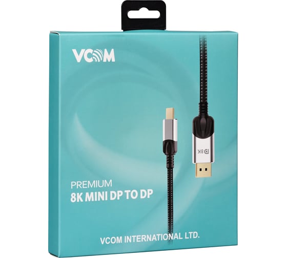Кабель-переходник VCOM mini displayport m - displayport m 1.4v, 3m, медь CG685-3M