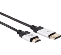 Кабель-переходник VCOM displayport m - hdmi m 4k 60hz 1.8m CG608M-1.8M