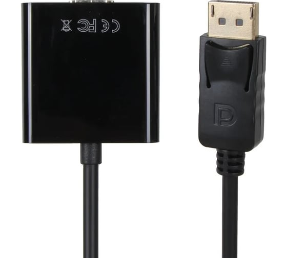Кабель-переходник VCOM displayport m - hdmi f 0.15m CG553-B