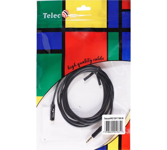 Удлинительный кабель Telecom 3.5 jack m - 3.5 jack f 2m TAV7179M-2M