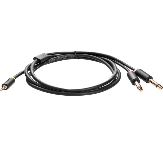 Кабель-адаптер Telecom 3.5 st m/2x6.35 st m 1.5m TAV6168-1.5M 1