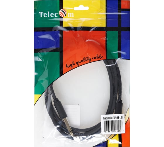 Соединительный кабель Telecom 6.35 st m/6.35 st m 1.5m TAV6166-1.5M
