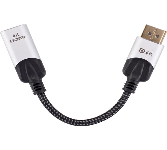 Адаптер VCOM displayport m - hdmi f 4k 60hz 0.15m CG621M-0.15