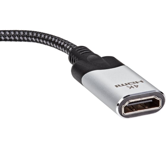 Адаптер VCOM displayport m - hdmi f 4k 60hz 0.15m CG621M-0.15